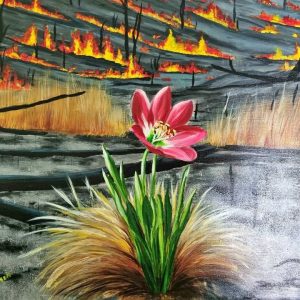 A new beginning, hand painted NOT print ready to hang