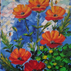 Poppies Acrylics