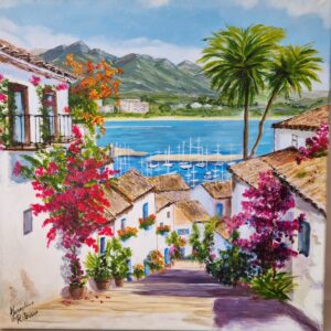 Holiday 40x40cm acrylics